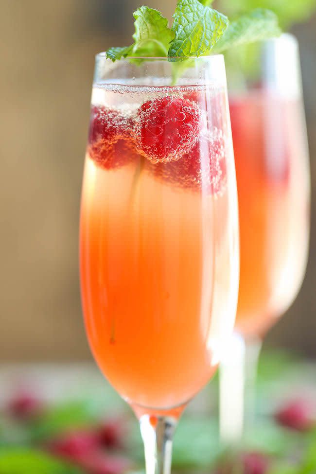 Grapefruit Mimosas