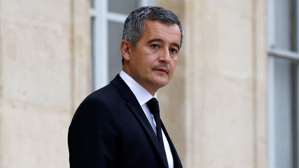Darmanin leaves following a cabinet meeting at the Élysée Palace in Paris, France. - Sarah Meyssonnier/Reuters