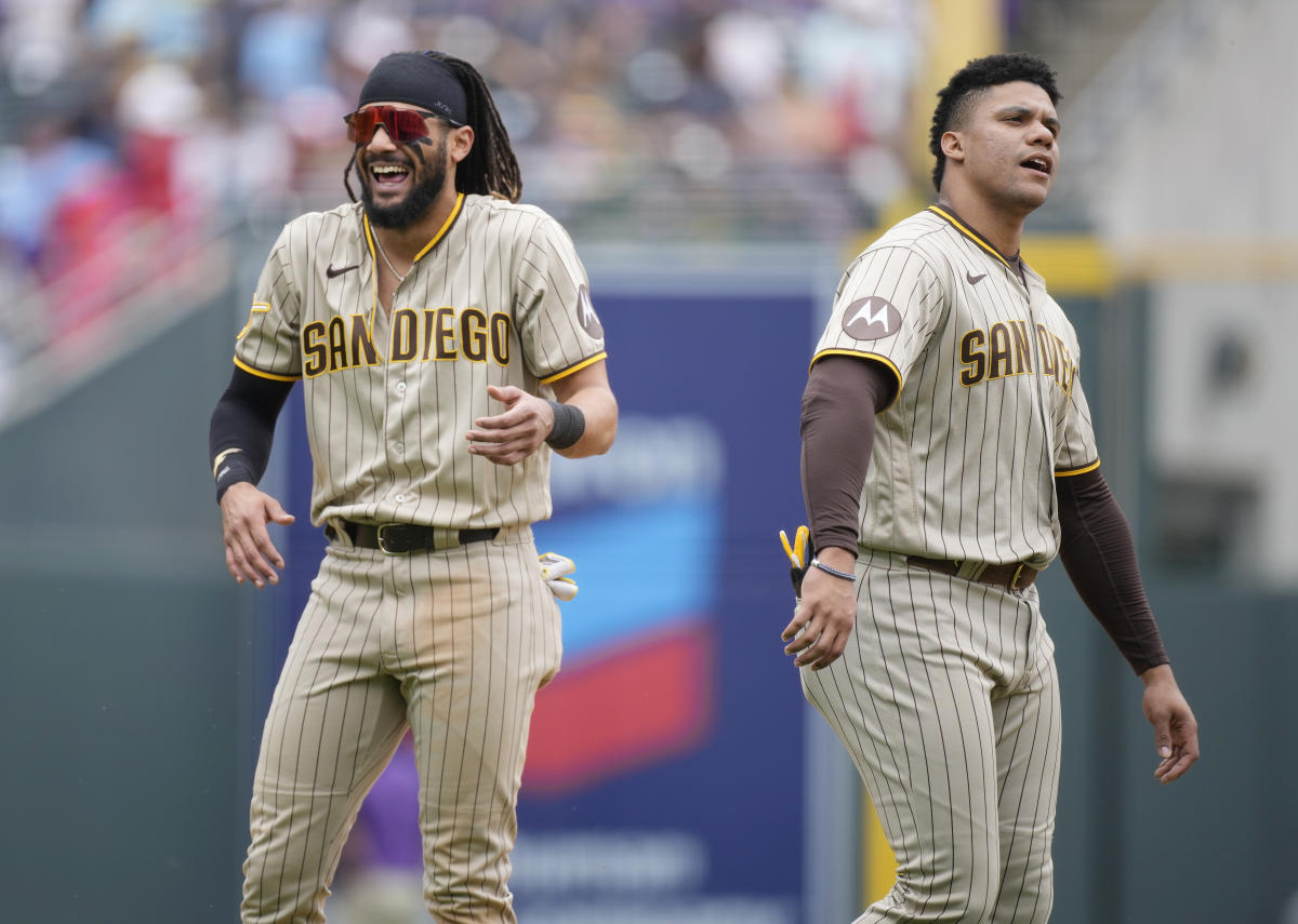 DENVER, CO - JUNE 10: San Diego Padres first baseman Jake