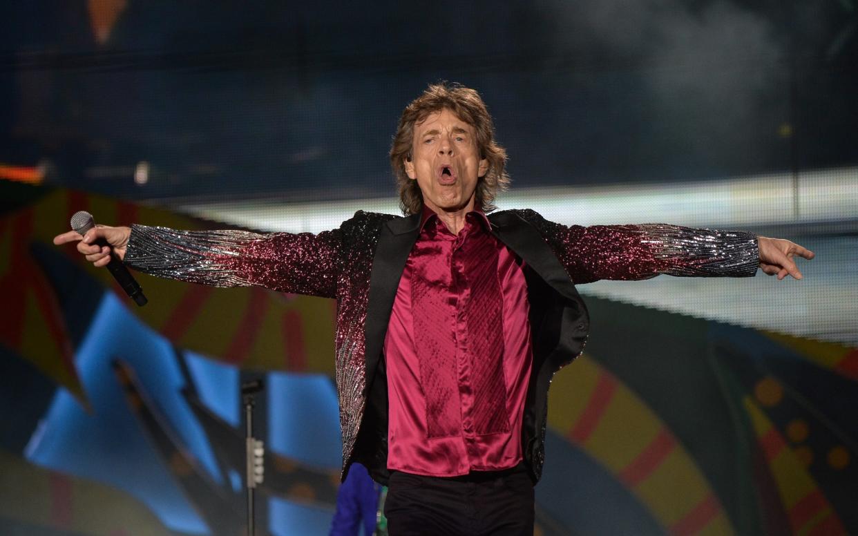 Will he ever talk? Mick Jagger performs with The Rolling Stones in Cuba, 2016 - LAGE/AFP/Getty Images