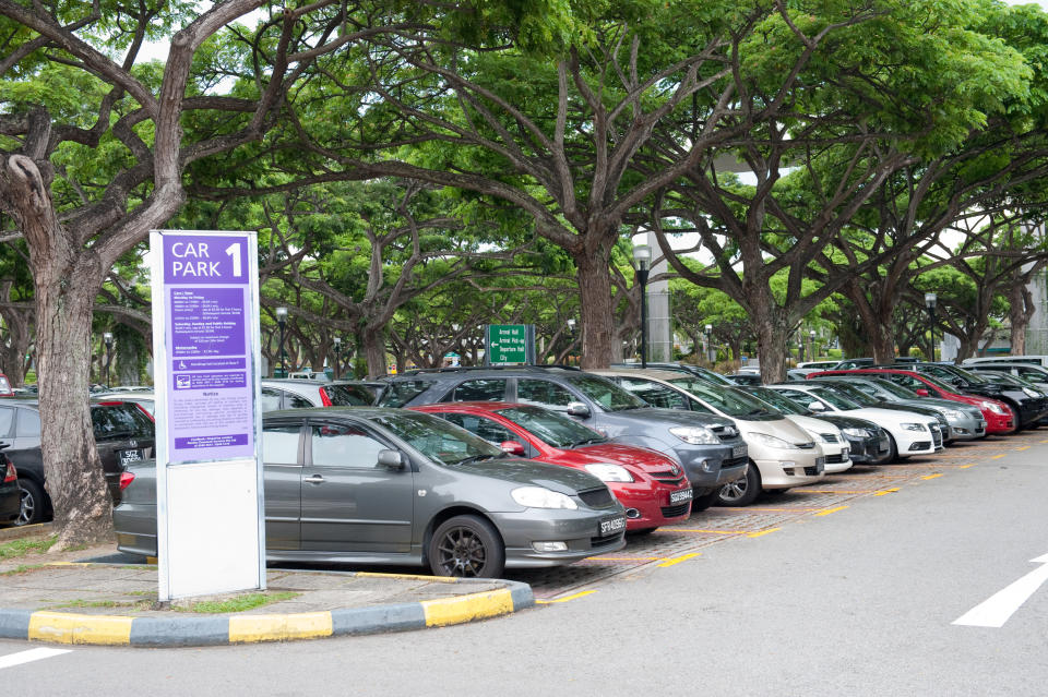 A carpark in Singapore. (Yahoo file photo)