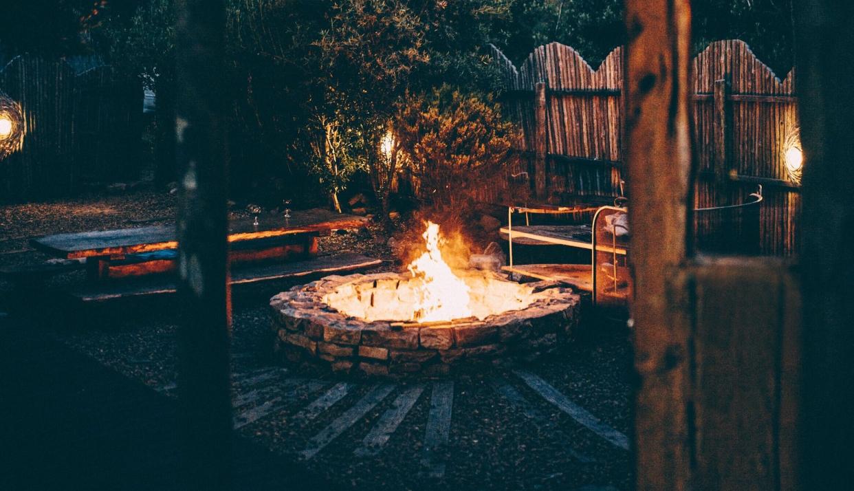 backyard fire pit