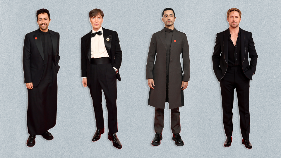 Oscars 2024 Men’s Fashion: Black Is Back, With A Secret Hit Of Pink