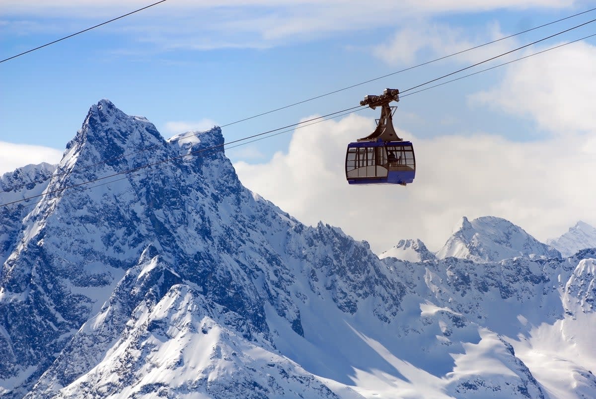 Famed for its après haunts, St Anton’s challenging terrain is top-notch for strong skiers (Getty Images)