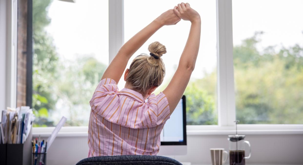 After working from home for a year, we're all suffering from 'pandemic posture' (Getty)