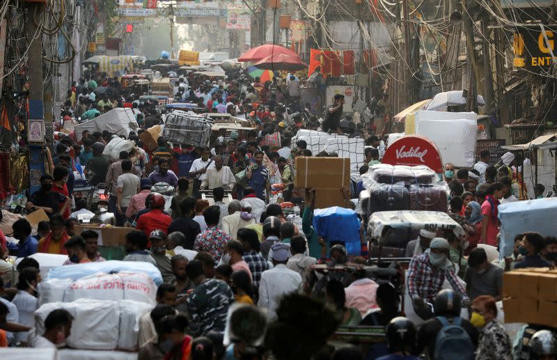 FILE PHOTO: Spread of the coronavirus disease (COVID-19) in Delhi