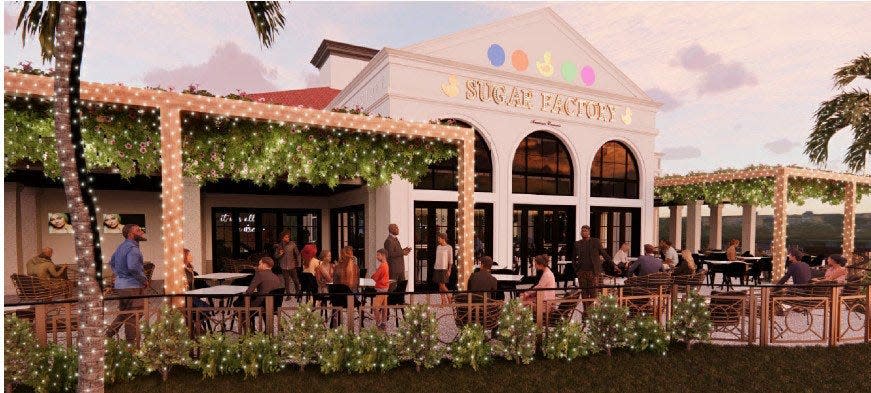 Sugar Factory American Brasserie, an upscale confectionery and restaurant known as a favorite of celebrities, is set to open in January at the Markets at Town Center.