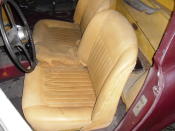 <p>The Jaguar was in pretty poor shape, as can be seen by the tired and rather battered seats. </p>