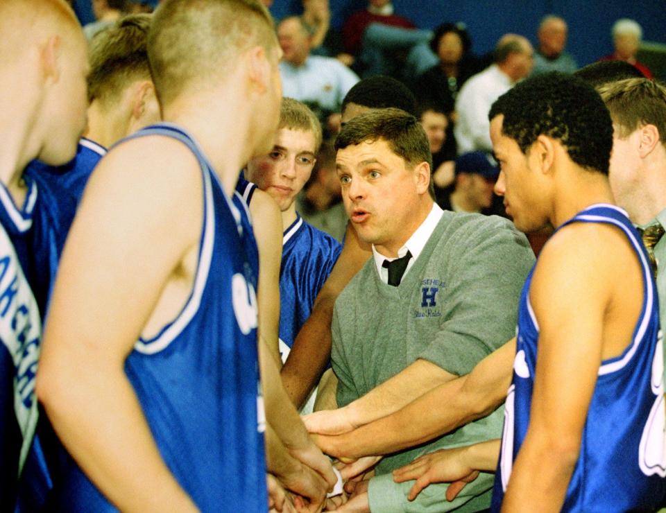 Steve Monks coached the Horseheads boys basketball team to a Section 4 title and regional win during the 1999-2000 season.