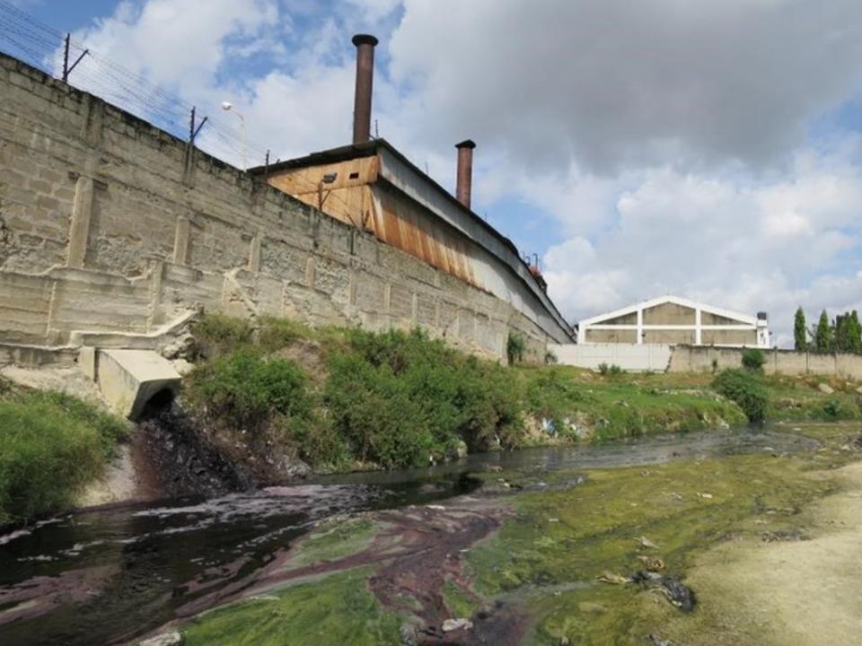 Textiles factory polluting Tanzania’s Msimbazi river in Dar es Salaam (Water Witness)