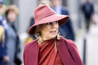 <p>Máxima de Holanda asistió el jueves 24 de noviembre a un encuentro con la Red Multicultural de Funcionarios Públicos. Una vez más, la <em>royal </em>presumió de estilazo con un look monocromo. (Foto: P van Katwijk / Getty Images)</p> 