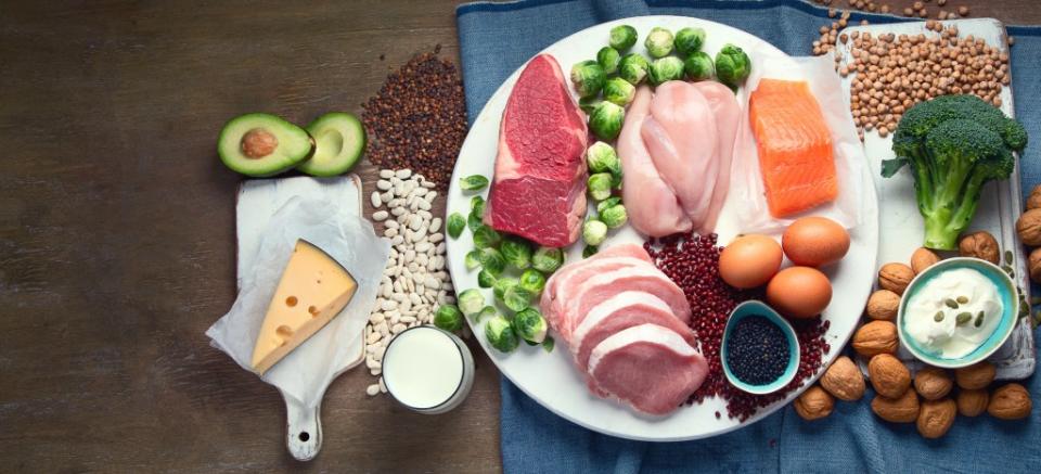 Foods considered to be high in protein include eggs, meat, fish and lentils. Getty Images