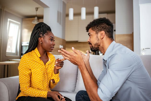 Take note if your negative emotions tend to overcome you, causing you to lash out at your partner. (Photo: ljubaphoto via Getty Images)