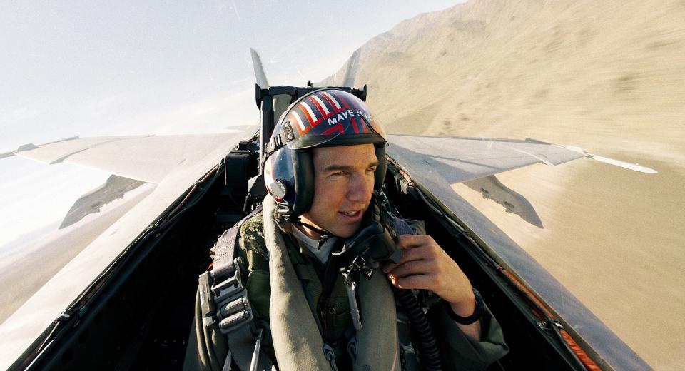 Screen shot from "Top Gun: Maverick"