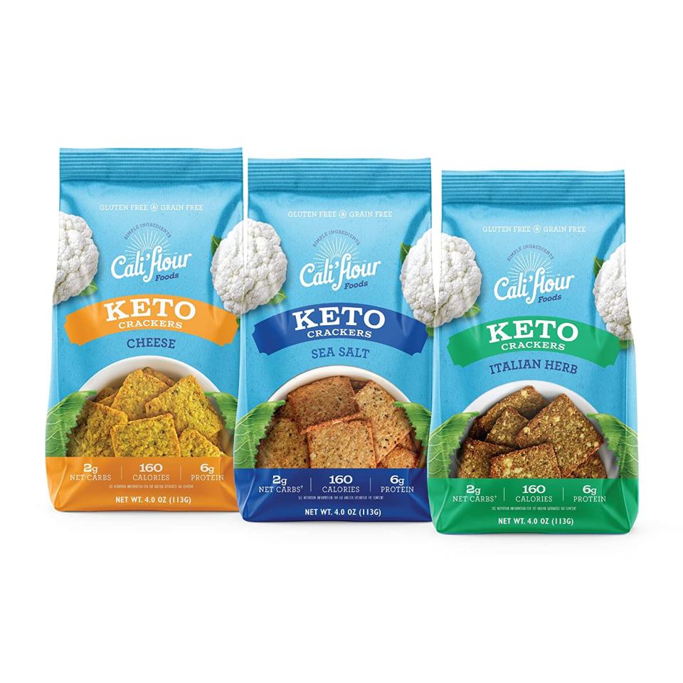 Cali'flour Foods New Gluten-Free Keto Crackers