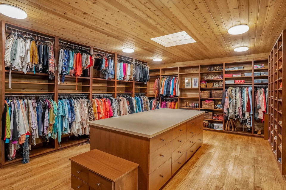 Huge walk-in closet at 1432 Old Sunset Trail.