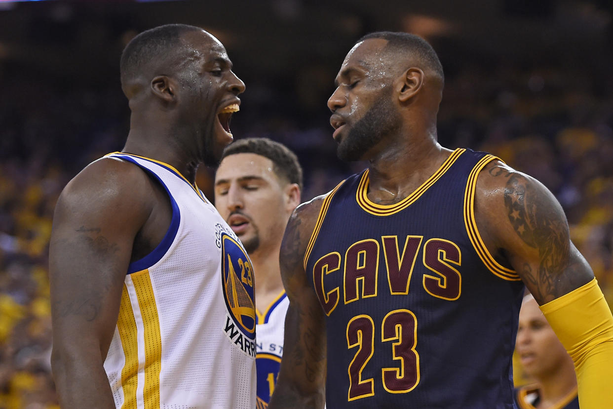 Draymond Green missed Game 5 with a suspension that helped the Cavaliers climb back to win the 2016 Finals.(Photo by MediaNews Group/Bay Area News via Getty Images)