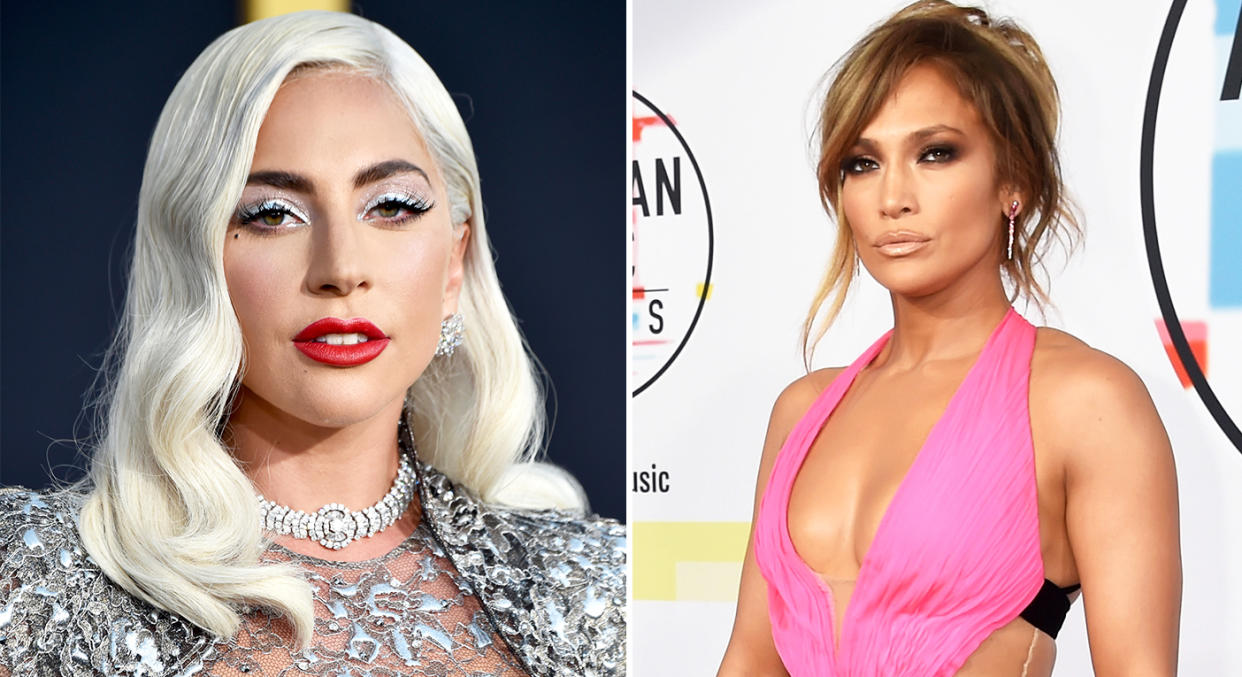 Both Jennifer Lopez and Lady Gaga have gone public about their pubic hair habits. [Photo: Getty]