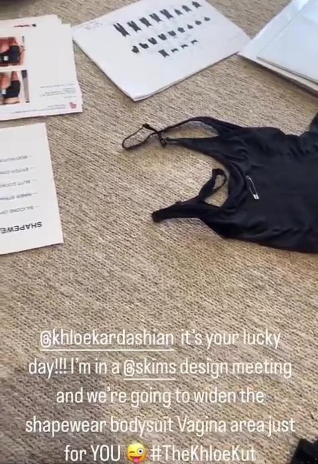 Kim Kardashian Widens “Vagina Part” Of Skims Bodysuit For Khloé