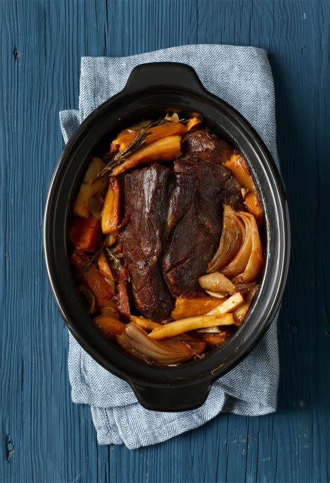 Slow Cooker Cider-Braised Pot Roast