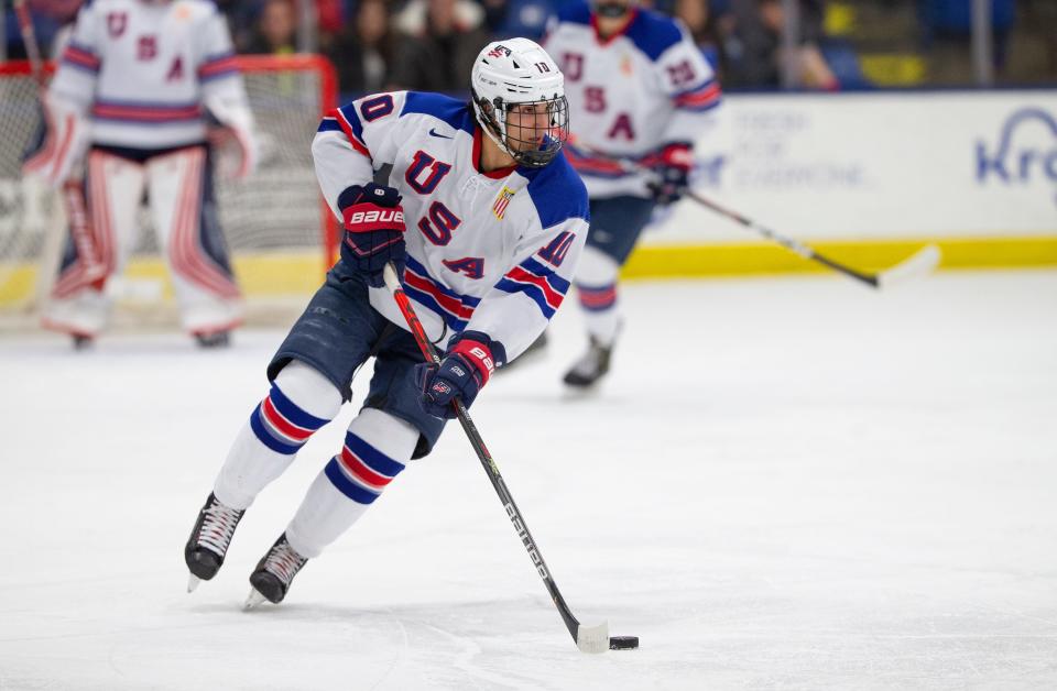 Hingham's Matt Beniers, who played for USA Hockey’s National Team Development Program, is set to begin his college career at the University of Michigan.