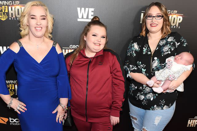 Paras Griffin/Getty Mama June Shannon (left), Alana "Honey Boo Boo" Thompson (middle) and Lauryn "Pumpkin" Efird (right)