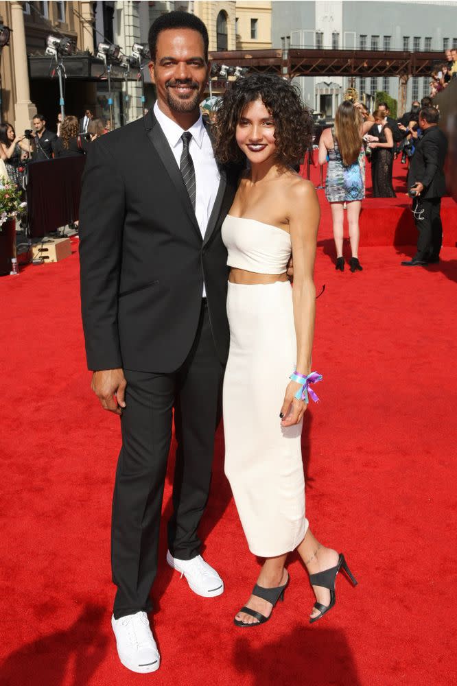 Kristoff St. John with daughter Paris St. John | Sean Smith/CBS via Getty