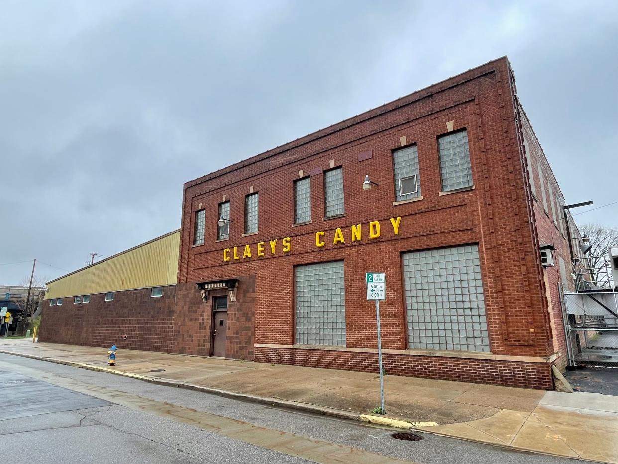 The city of South Bend seeks to sell the former Claeys Candy factory building, at 525 S. Taylor St., for redevelopment after the candy maker moved out in 2021. It's located mere steps away from Four Winds Field, the city-owned baseball stadium that's set to expand.