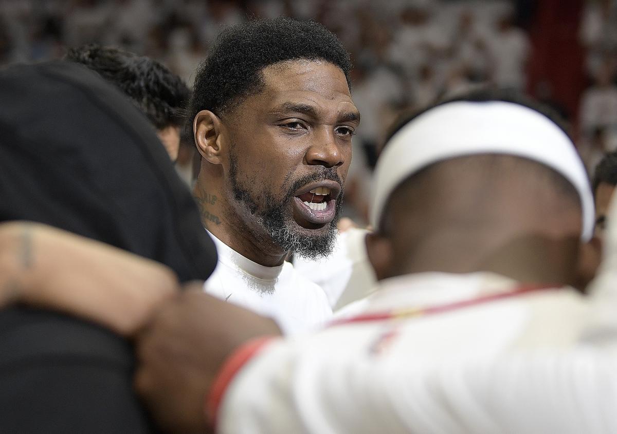 Dwyane Wade Says Miami Heat Will Retire Udonis Haslem's Jersey