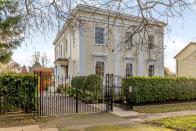 <p>Ellingham House, which dates back to 1840, is situated on one of Cheltenham's finest residential areas. It's as grand as can be, with 13 bedrooms, 12 bathrooms, floor-to-ceiling windows, ample parking and picture-perfect gardens. </p><p><a href="https://www.knightfrank.co.uk/properties/residential/for-sale/pittville-lawn-cheltenham-gloucestershire-gl52/che012048750" rel="nofollow noopener" target="_blank" data-ylk="slk:This property is currently on the market for £2,500,000.;elm:context_link;itc:0;sec:content-canvas" class="link ">This property is currently on the market for £2,500,000.</a></p>