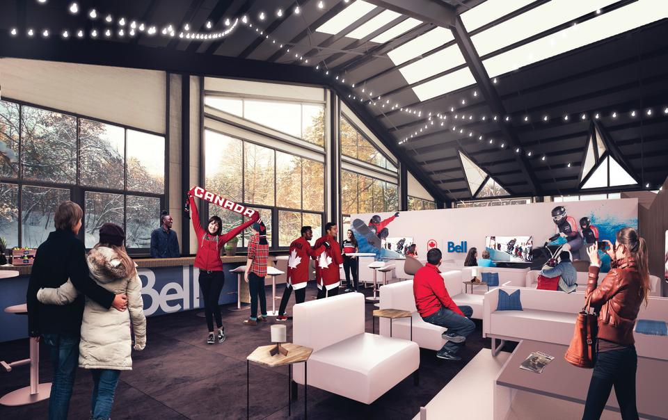 Artist’s rendering of Canada Olympic House (Sid Lee/Canadian Olympic Committee)