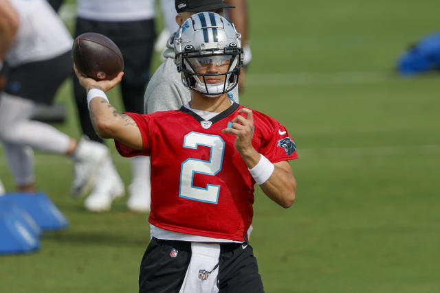 Panthers QB Corral tore Lisfranc vs. Patriots: Rhule