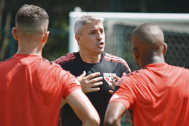 A Hernán Crespo no le fue lo bien que se esperaba en São Paulo, pero aun así consiguió el campeonato paulista en 2021.