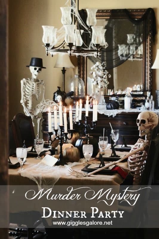 Halloween Murder Mystery Dinner Party