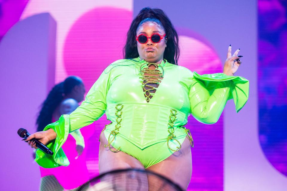 Lizzo performs during the 2021 Outside Lands Music and Arts festival at Golden Gate Park on October 30, 2021 in San Francisco, California. Outside Lands Music Festival, San Francisco, California, USA. - 30 Oct 2021