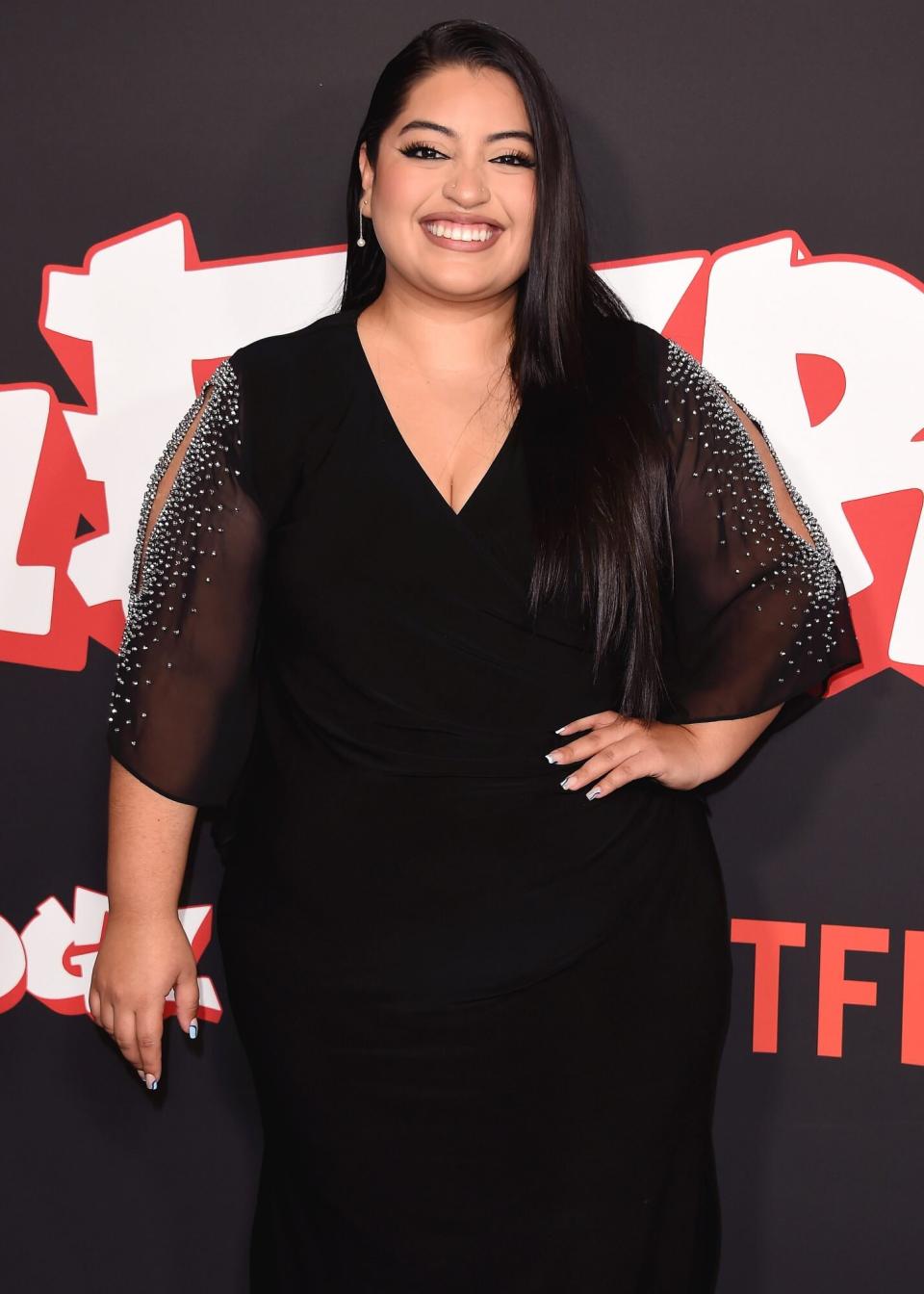 Mandatory Credit: Photo by Scott Kirkland/Shutterstock (13742142dd) Keyla Monterroso Mejia 'Freeridge' TV Series premiere, Los Angeles, California, USA - 26 Jan 2023