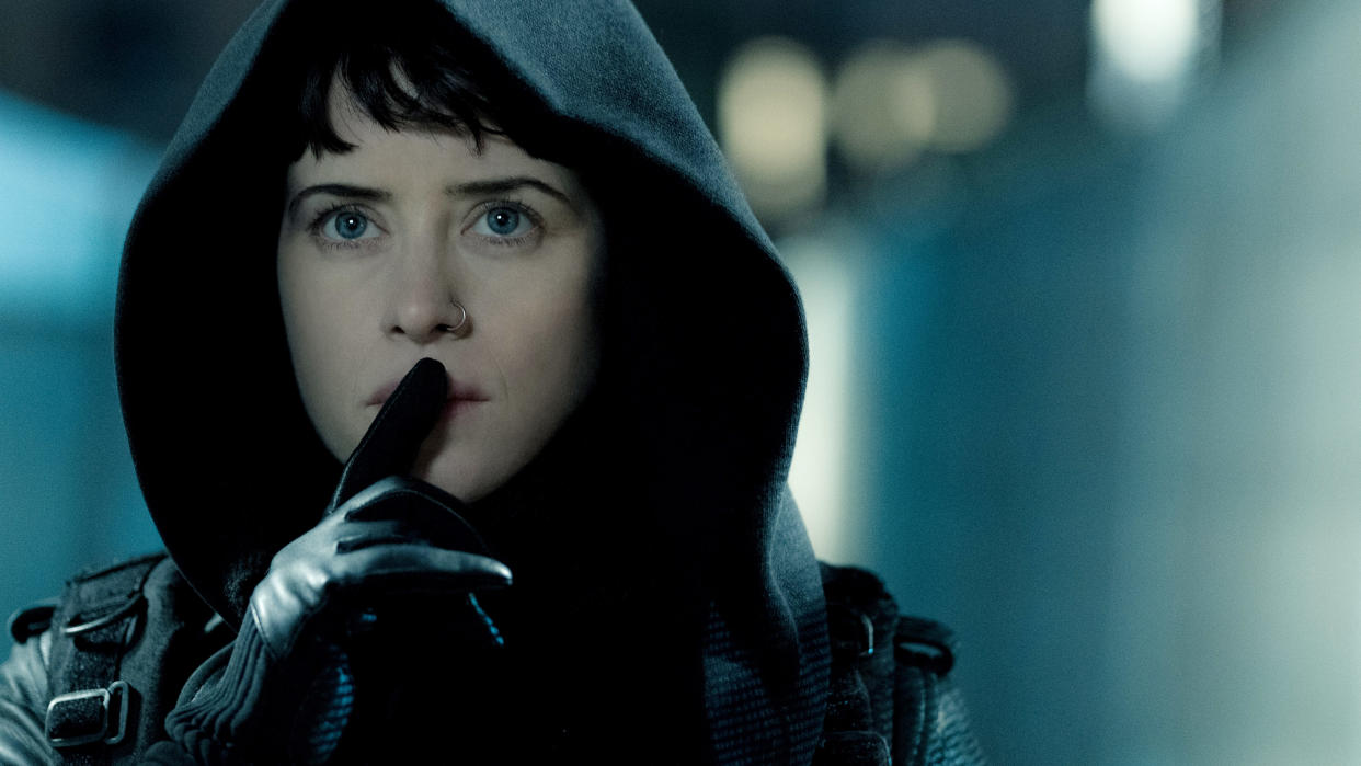 Claire Foy as Lisbeth Salander in <em>The Girl in the Spider’s Web</em> (Photo: Nadja Klier/Columbia/Courtesy Everett Collection)