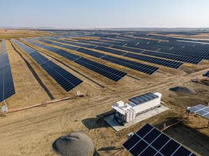 Rawhide Prairie Solar encompasses approximately 150 acres adjacent and produces 20 MW