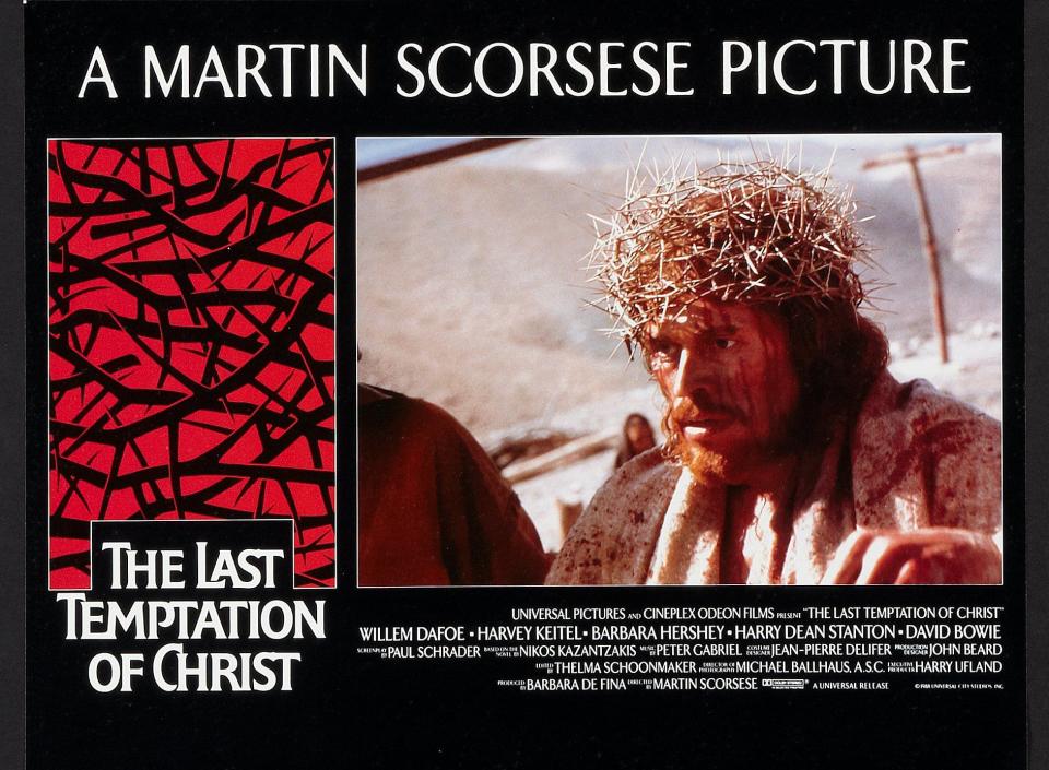 A poster of <i>The Last Temptation of Christ.</i>