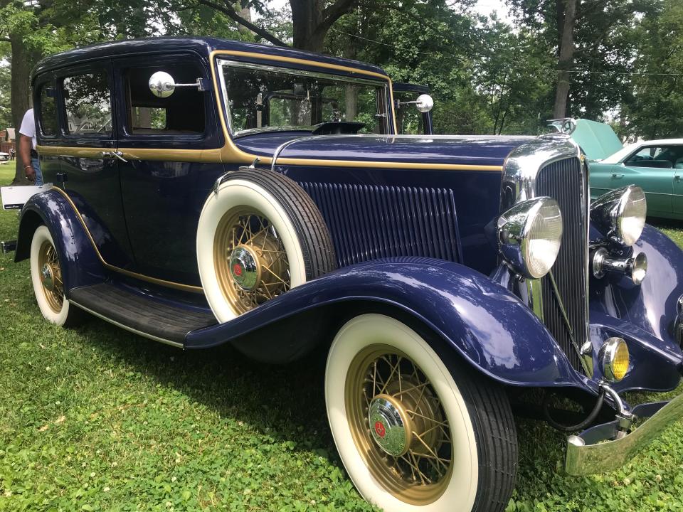 Included in the Fremont NAACP's Juneteenth celebration Saturday was a classic car show. One of the cars featured was this 1933 Rockne Model 10.