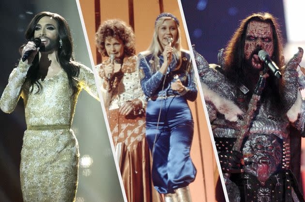 Eurovision greats Conchita Wurst, ABBA and Lordi (Photo: Shutterstock)