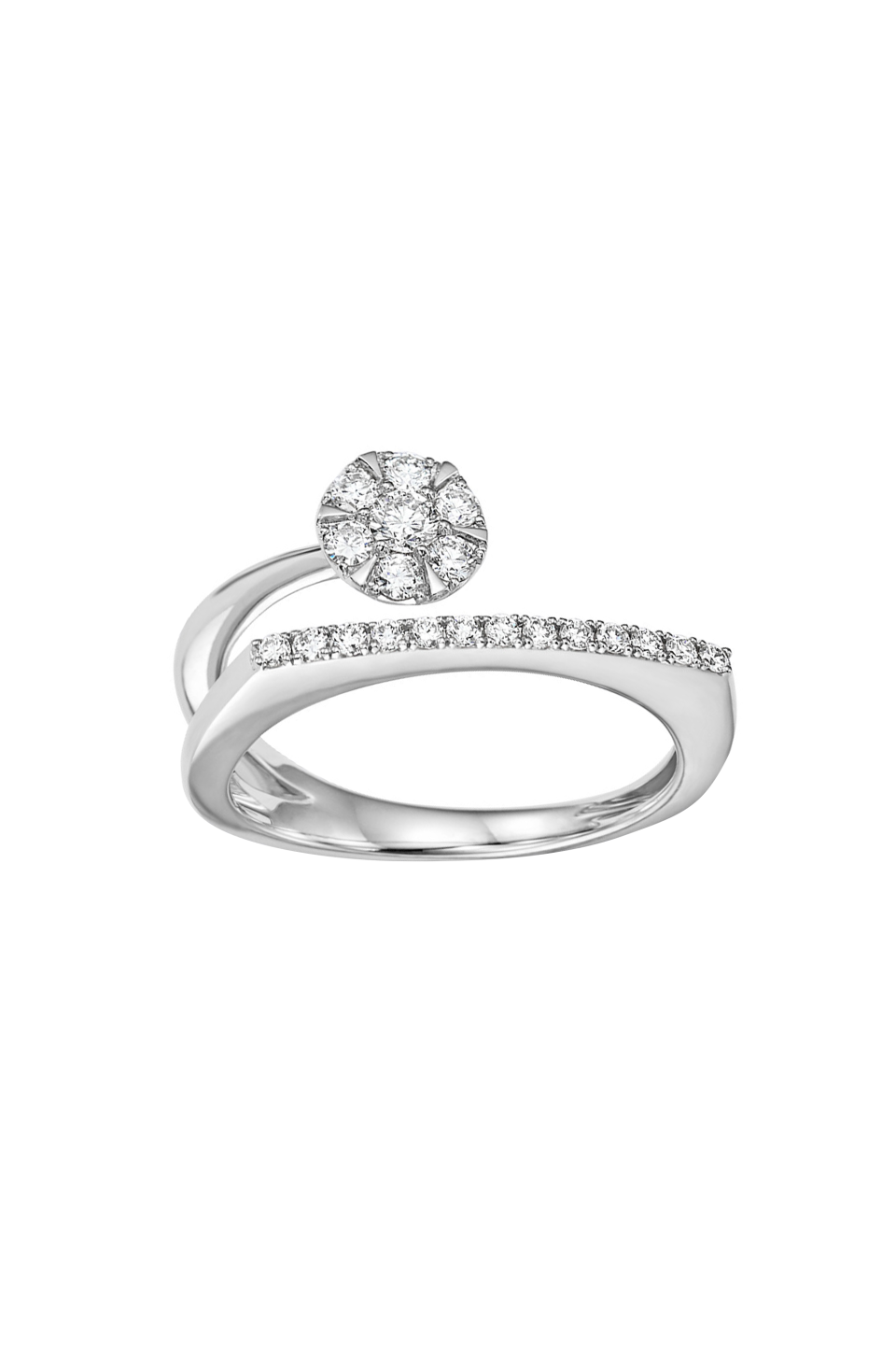 <p><em>Diamond Cluster Geometric Band in 14K White Gold, BLOOMINGDALE’S, $864</em></p><p><a rel="nofollow noopener" href="https://www.bloomingdales.com/shop/product/diamond-cluster-geometric-band-in-14k-white-gold-.35-ct.-t.w.?ID=1796677&CategoryID=17806&LinkType=#fn%3Dspp%3D3" target="_blank" data-ylk="slk:BUY NOW;elm:context_link;itc:0;sec:content-canvas" class="link ">BUY NOW</a></p>