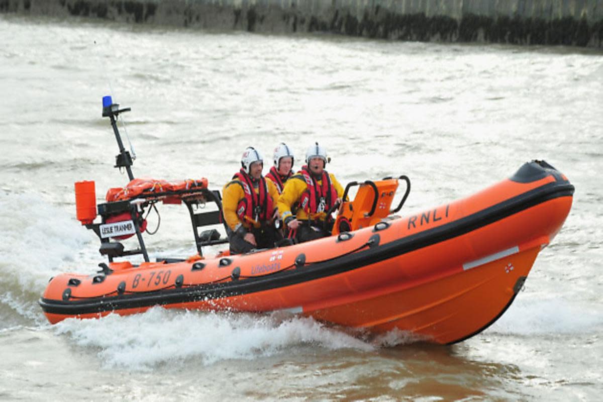 Four people had to be rescued by the RNLI near Moray <i>(Image: Archant © 2012)</i>