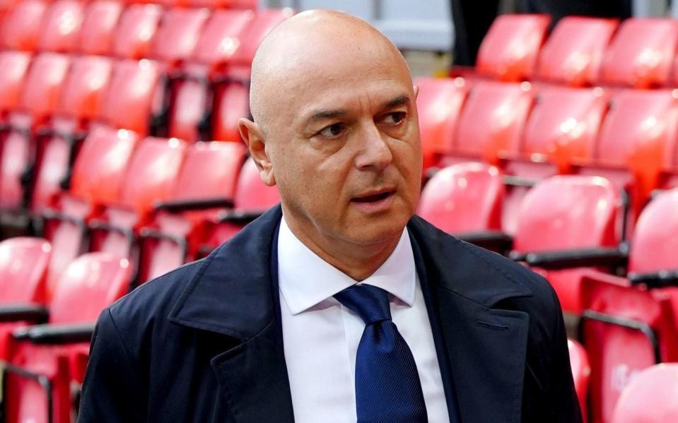 Tottenham chairman Daniel Levy arrives at Anfield ahead of the Premier League match with Liverpool - Mauricio Pochettino at Chelsea is a dagger to the heart for Spurs fans - PA/Peter Byrne