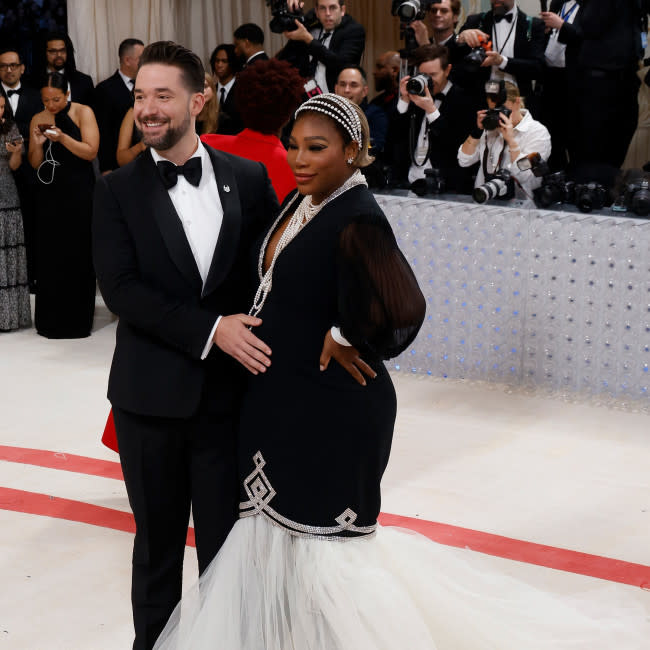 Alexis Ohanian y Serena Williams credit:Bang Showbiz