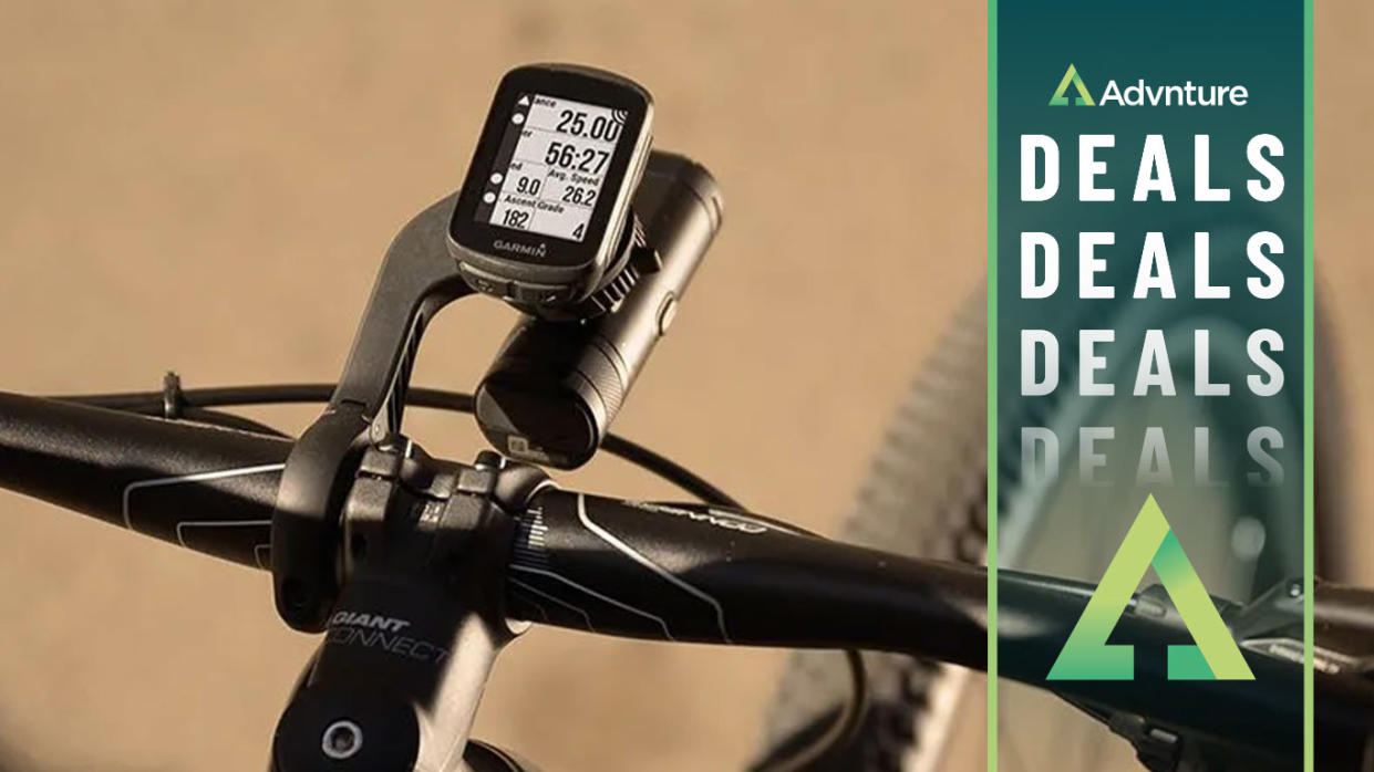  Garmin Edge 130 Plus bike computer on bike handlebars 