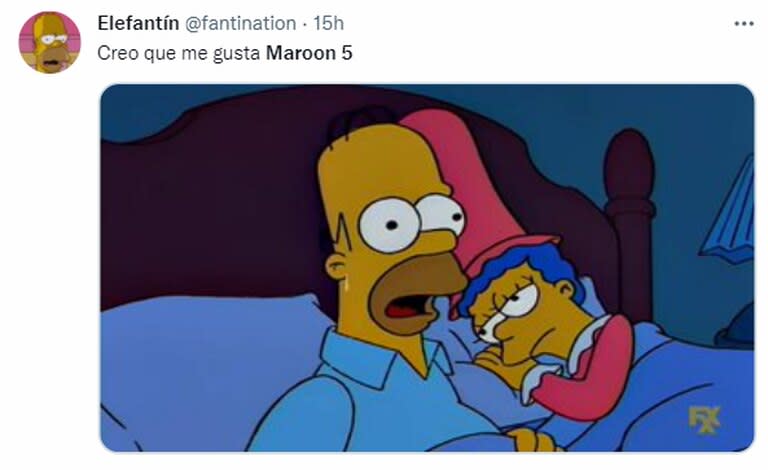 Los usuarios recurrieron a Los Simpson, como en cada tanda de memes