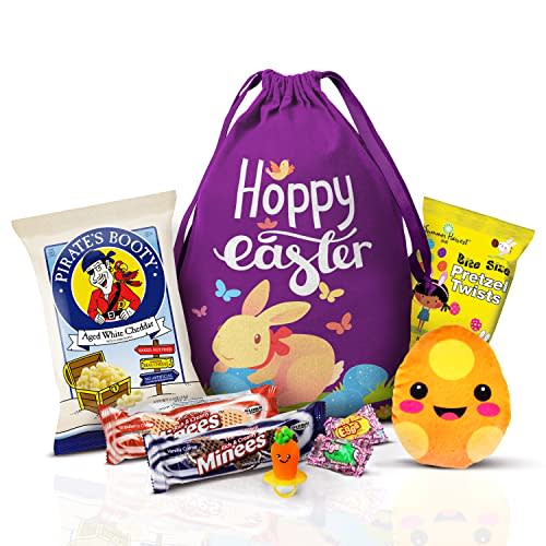 Filled Easter Baskets for Kids - Your Favorite Bunnies will Adore these Prefilled Easter Baskets for Boys and Premade Easter Baskets for Girls - Delight them with Charmed Crates Kids Easter Baskets Prefilled with an Assortment of Easter Goodies