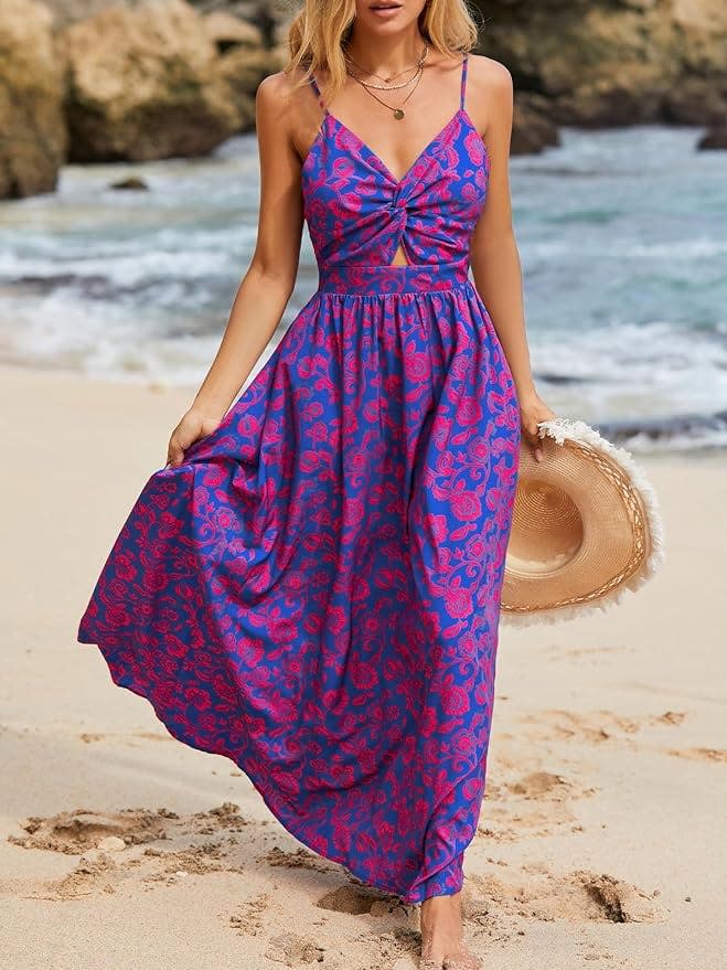 Cupshe's maxi dress works on or off the beach.