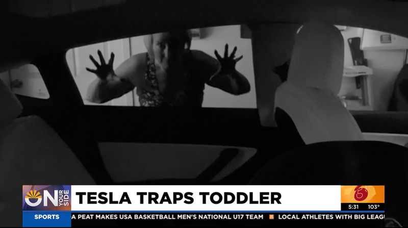 Screenshot: <a class="link " href="https://www.azfamily.com/2024/06/19/arizona-woman-trapped-tesla-when-battery-dies/" rel="nofollow noopener" target="_blank" data-ylk="slk:Arizona Family;elm:context_link;itc:0;sec:content-canvas">Arizona Family</a>